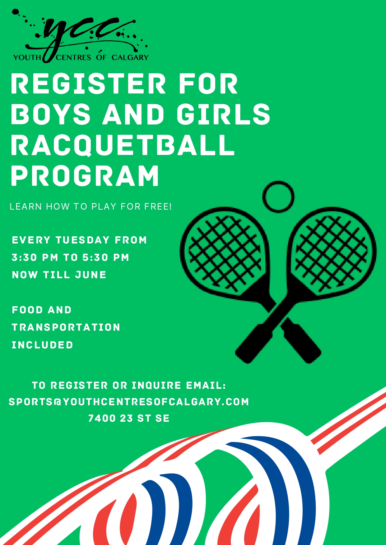 Racquetball Program YCC